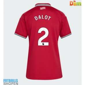 Billiga Manchester United Diogo Dalot #2 Hemmatröja Dam 2026-27 Kortärmad